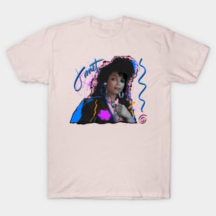 JANET JACKSON 80S RETRO STYLE T-Shirt